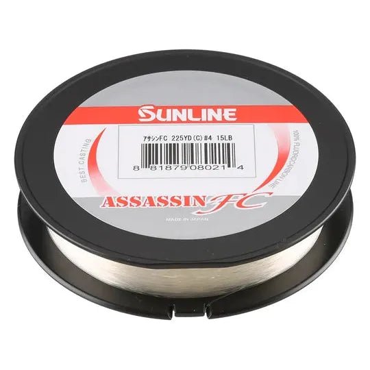 Sunline Assassin FC Fluorocarbon Line 15 Lb 225 Yds Clear - FishAndSave