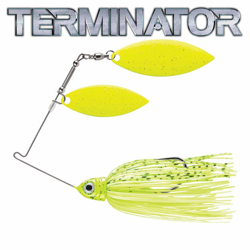 Terminator Pro Series Spinnerbait, 3/8 Oz Double Willow - FishAndSave