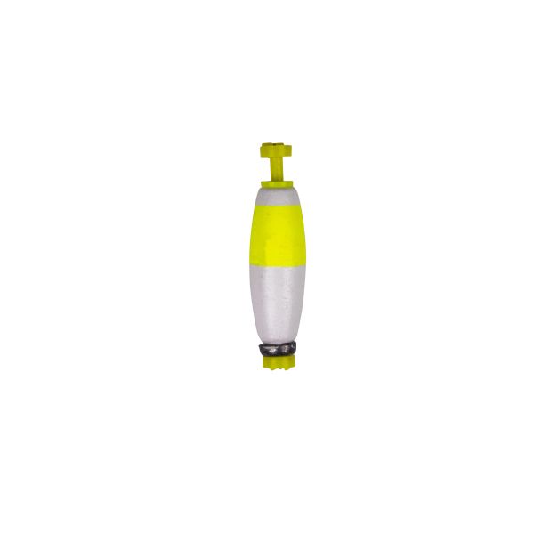 Thill Cigar Weighted Foam Floats 1.5" Qty 3 Yellow/White - FishAndSave