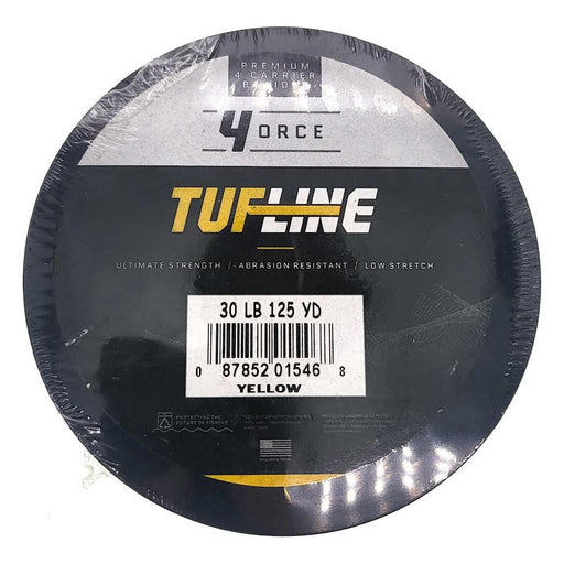 Tuf - Line 4orce Braid 125 Yds 30Lb Yellow - FishAndSave