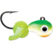 VMC Tungsten Mustache Jig 1/16 Oz Qty 2 Green Orange Glow - FishAndSave