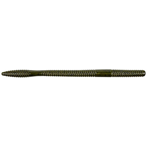 Yum Magnum Finesse Worm 7.5" Green Pumpkin - FishAndSave