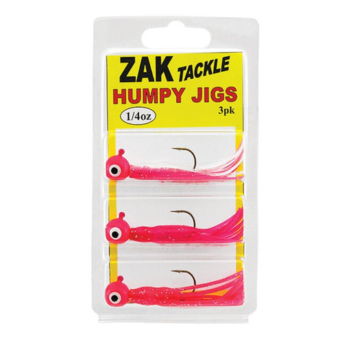 Zak Tackle Humpy Jig Kit 1/4 Oz Pink Qty 3 - FishAndSave