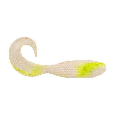 Berkley Gulp Minnow Grub 2" Qty 20 Chartreuse Pepper Neon