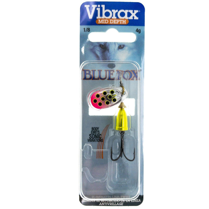 Blue Fox Classic Vibrax Spinner, 1/8 oz. Watermelon - FishAndSave