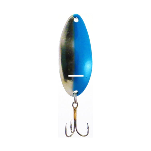 Johnson Rattlin’ Scout Spoon 3/16oz Black Silver Ice Fishing Jig