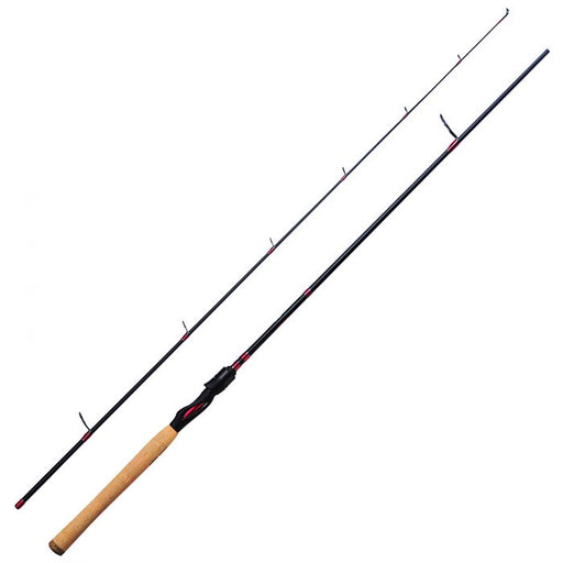 Eagle Claw EC1S60MF2 EC2.5 Spinning Rod 2 pc. 6'0" Fast Medium Flat Black - FishAndSave