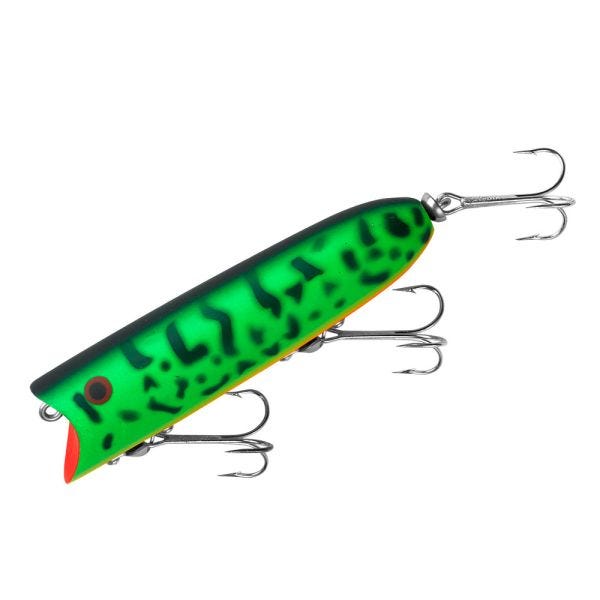 Heddon Lucky 13 Top Water Popper 3-3/4 5/8 Oz Fluorescent Green -  FishAndSave