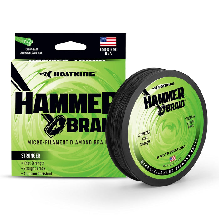 KastKing Hammer Braid 150 Yds Black - FishAndSave