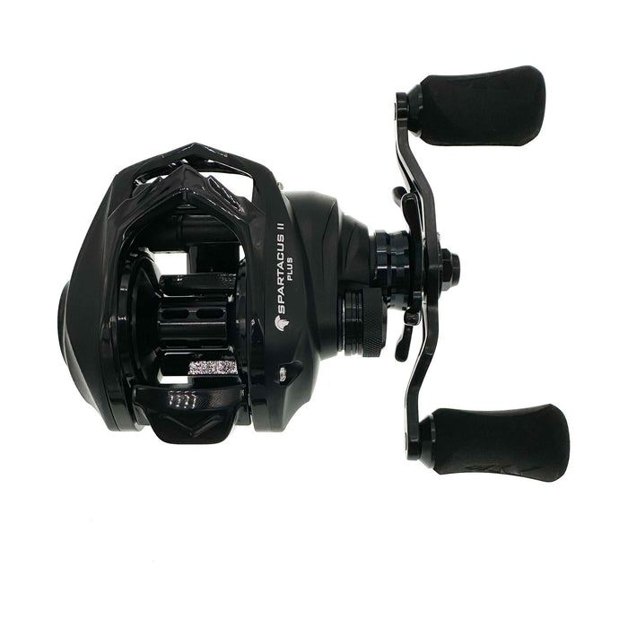 KastKing KRLCSTSP2-72RPLUS Spartacus II Plus Casting Reel 7.2:1 Right Hand All Black - FishAndSave