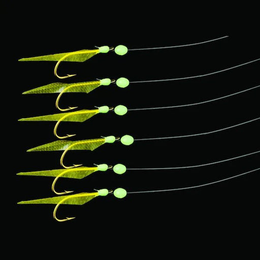 Mustad Gold Fish Skin Sabiki Rigs Qty 5 - FishAndSave