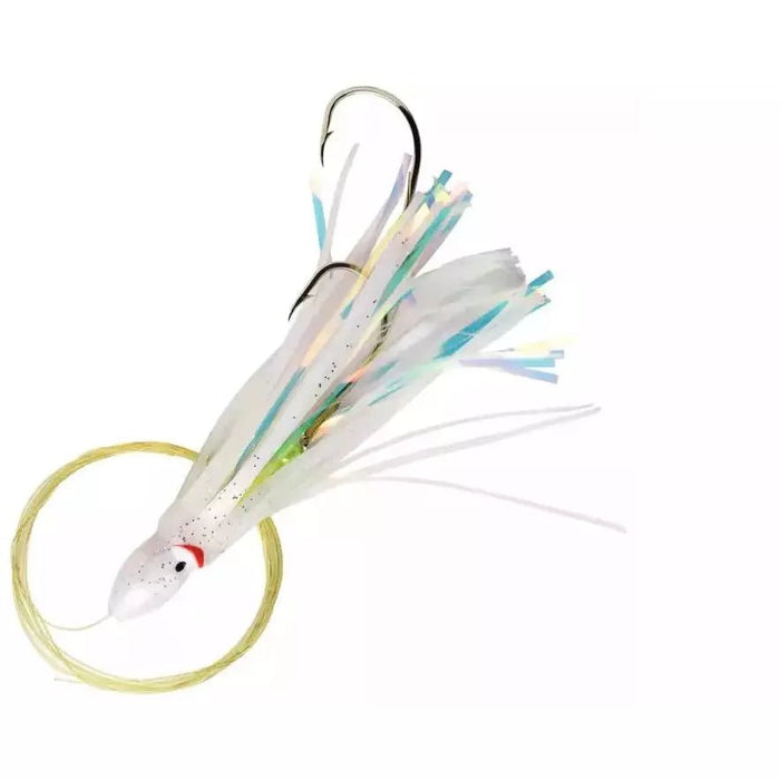 P-Line Rigged Sunrise Squid Skirt W/ Tinsel Insert 4-1/2" - FishAndSave