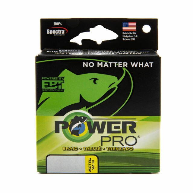 Power Pro Braid 15 Lb 100 Yds Hi-Vis Yellow - FishAndSave