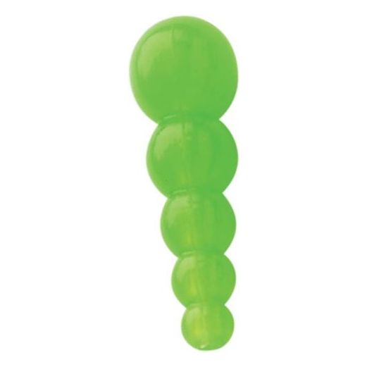 Pucci Plastic Tapered Beads Qty 10 Lime Green Opaque - FishAndSave