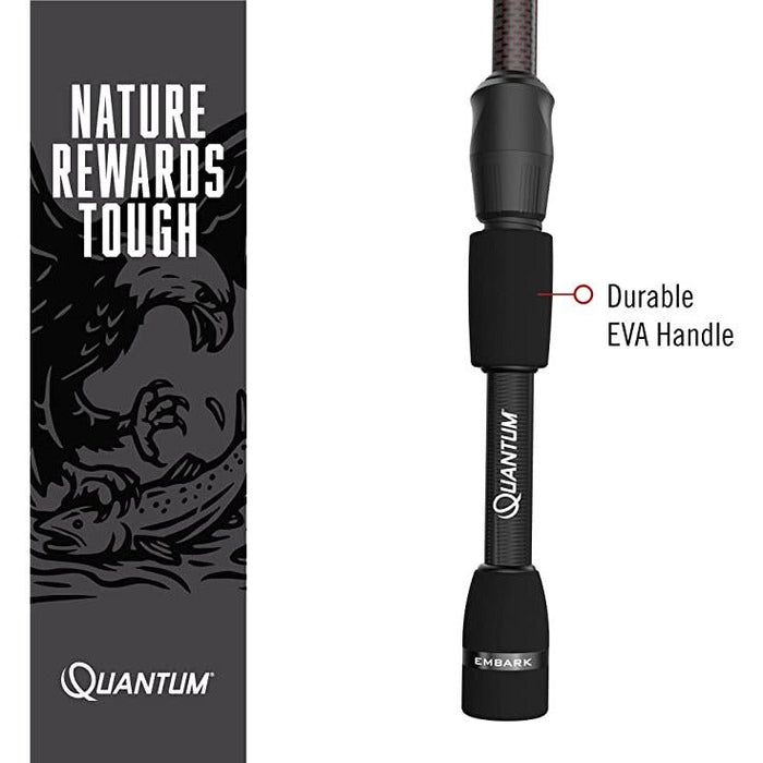 Quantum Embark Telescopic Spinning Rod 6'6" Medium - FishAndSave