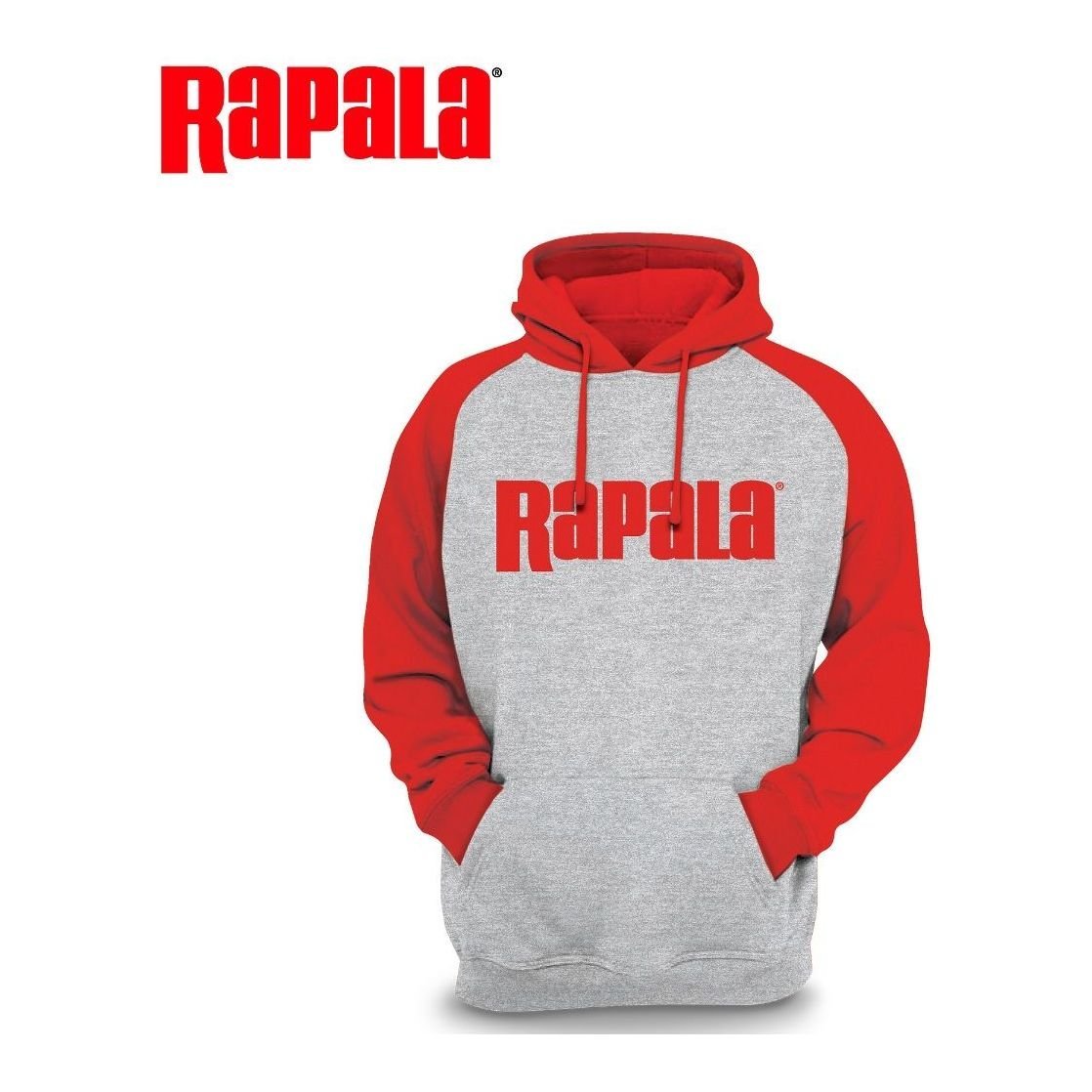 Rapala Rain Jacket - Grey Red - XL