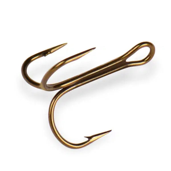 Mustad Round Bend Treble Hooks 35647-BR Qty 5 - FishAndSave